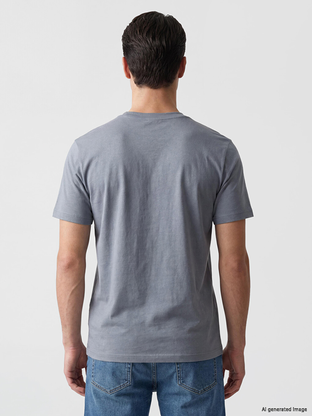 Crew Neck Printed Men's T-shirt-3