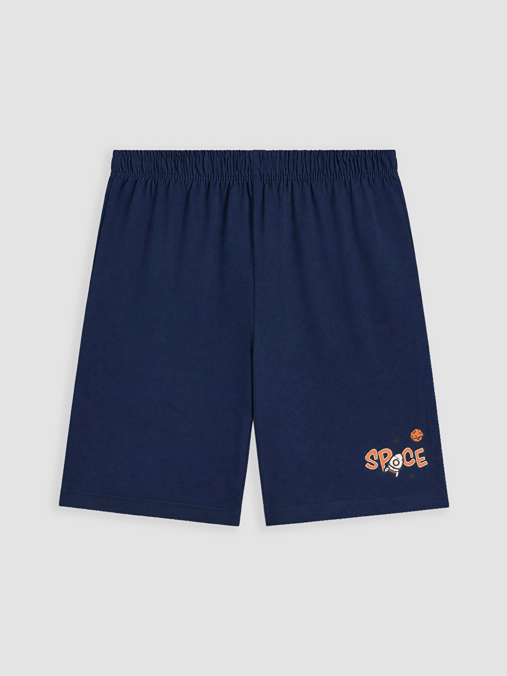 Lacivert Baskılı Erkek Çocuk Pijama Altı 2'li-1
