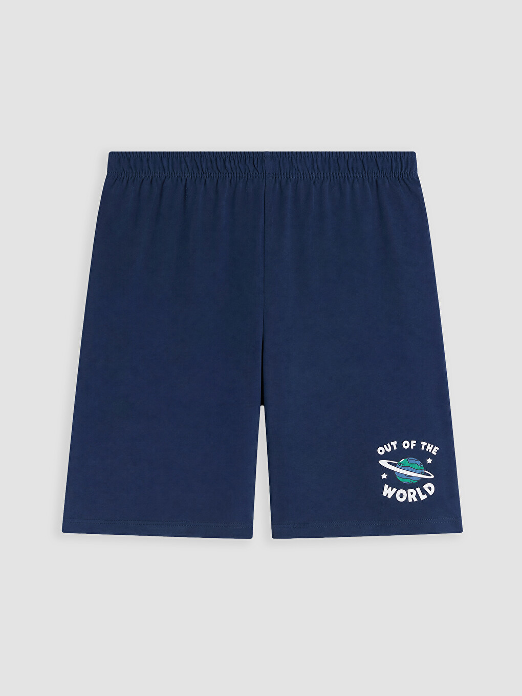 Lacivert Baskılı Erkek Çocuk Pijama Altı 2'li-4
