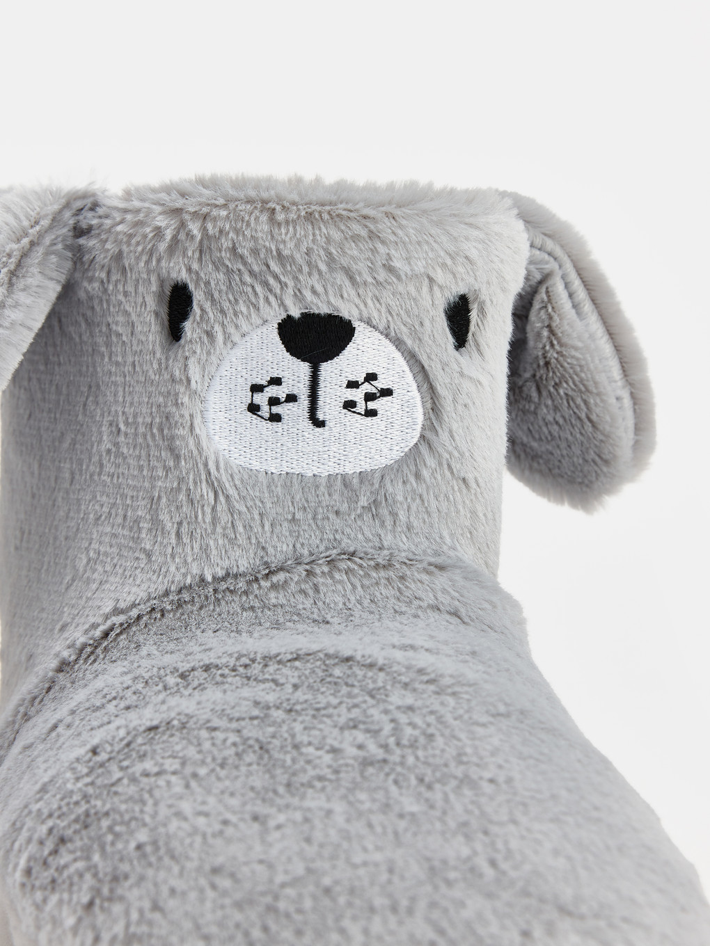 Boy Grey Slipper Boots-3