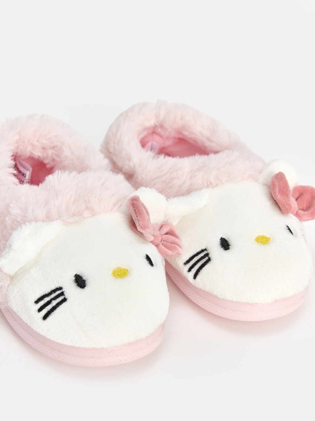 Beyaz Hello Kitty Baskılı Kız Çocuk Panduf-4