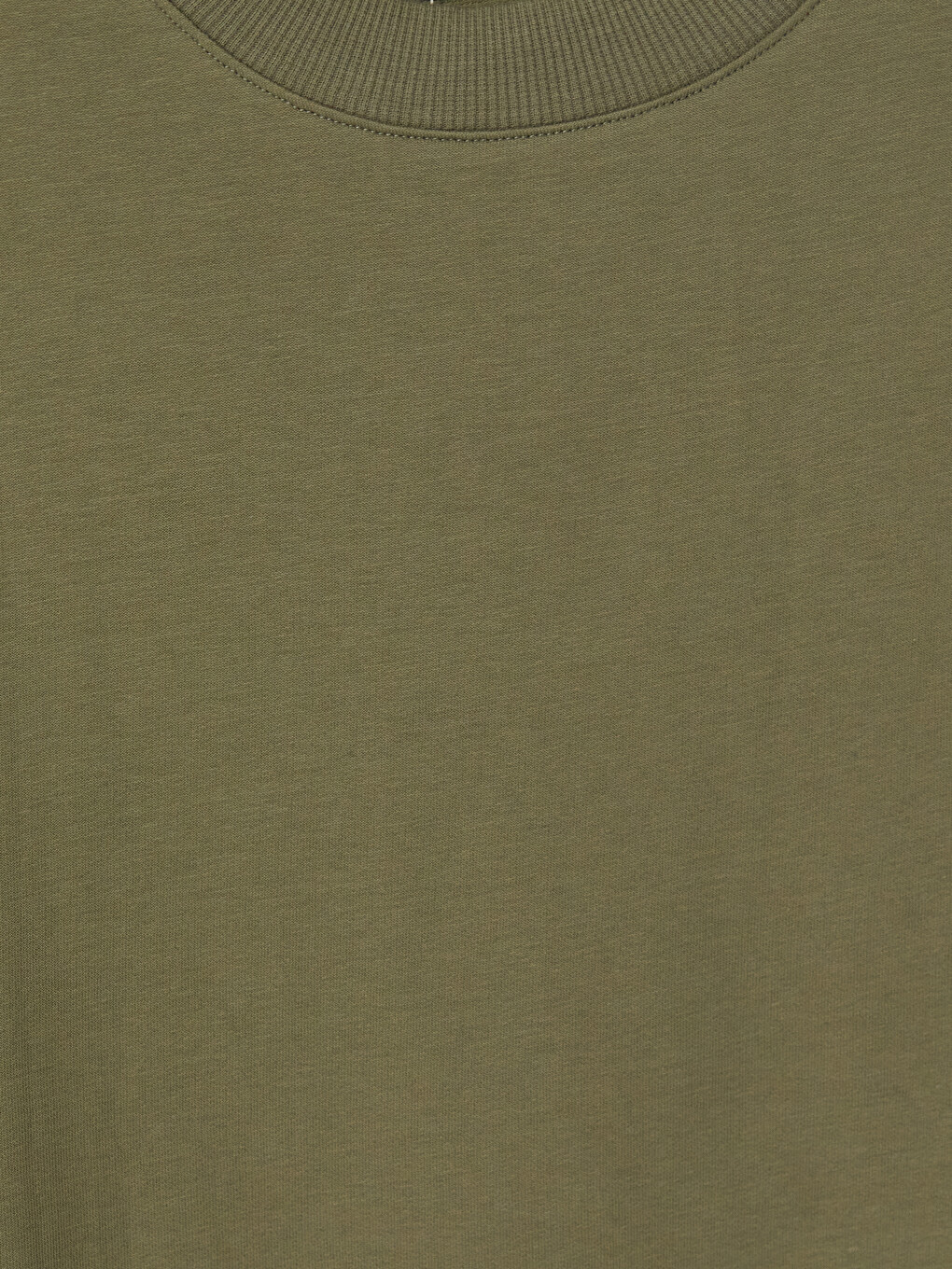 Femër Ngjyre Kaki Sweatshirt-1