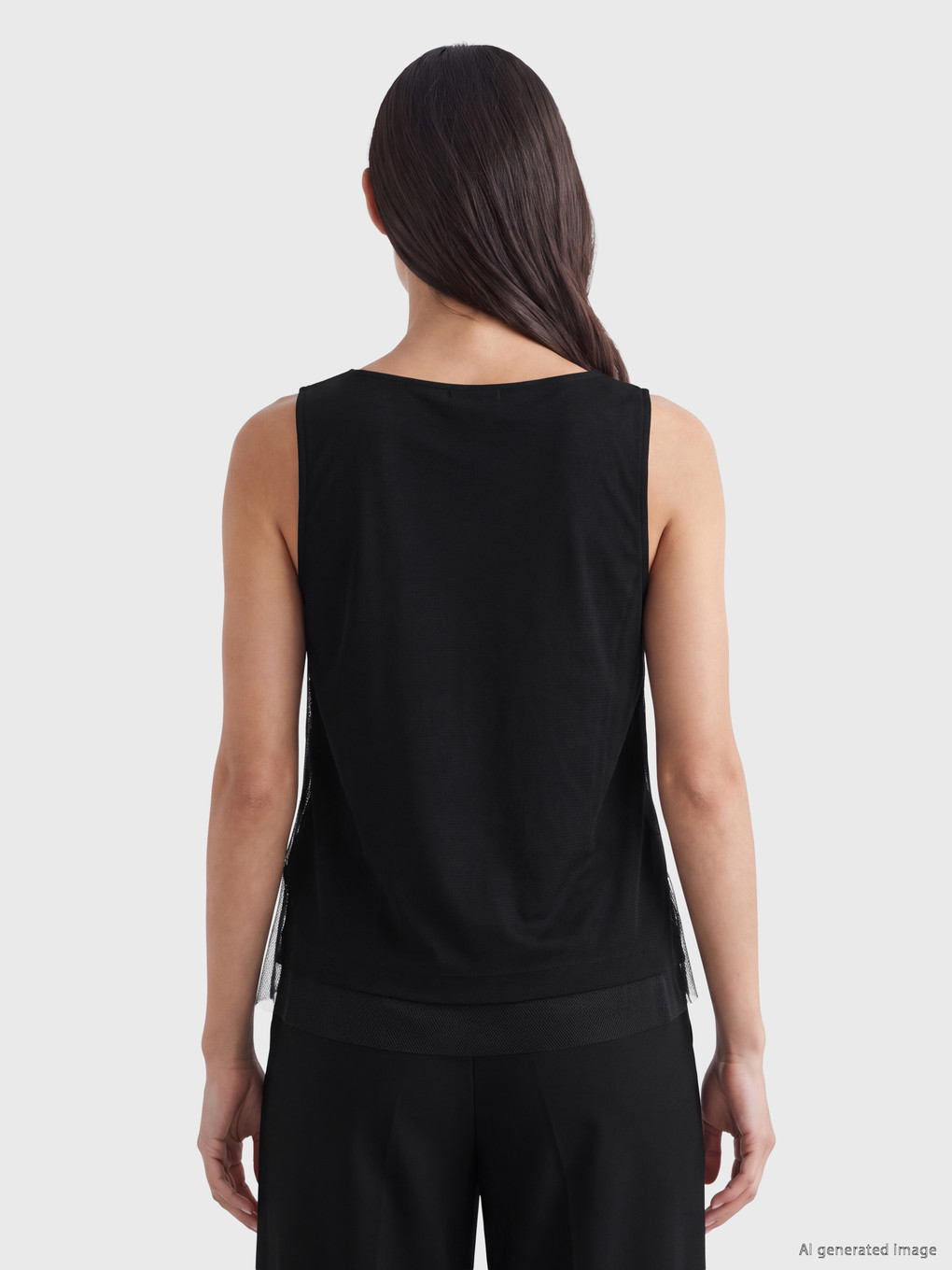 Bead Embellished Chiffon Blouse-3