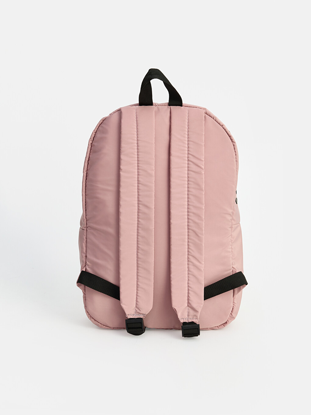 Pembe Çift Fermuarlı Kadın Sırt Çantası-2
