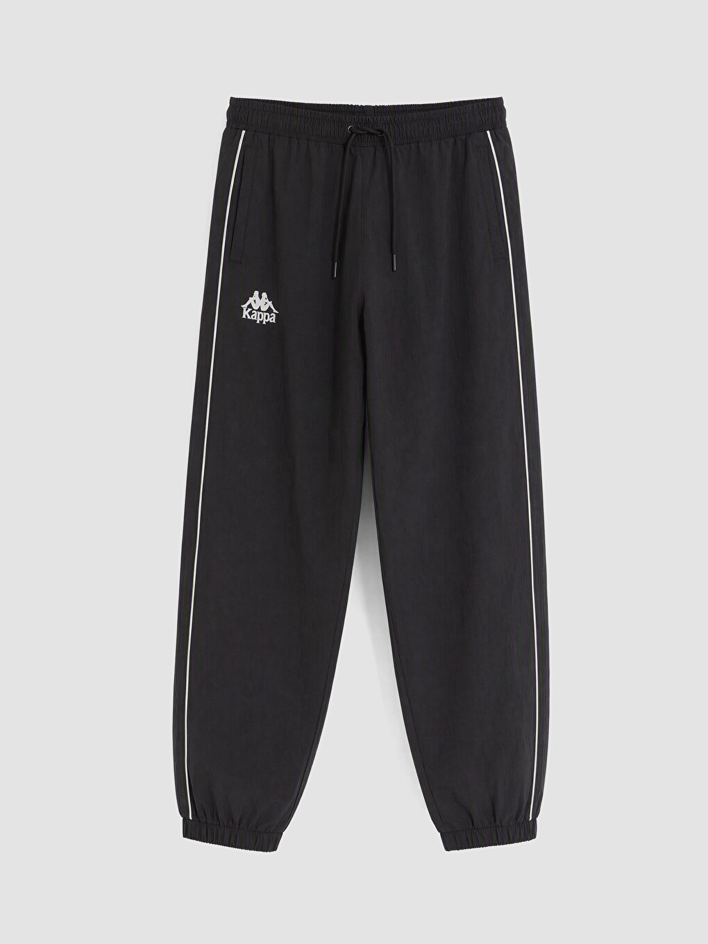 Siyah Loose Fit Erkek Jogger Eşofman Altı-5