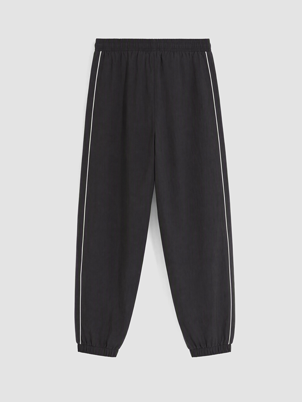Siyah Loose Fit Erkek Jogger Eşofman Altı-7