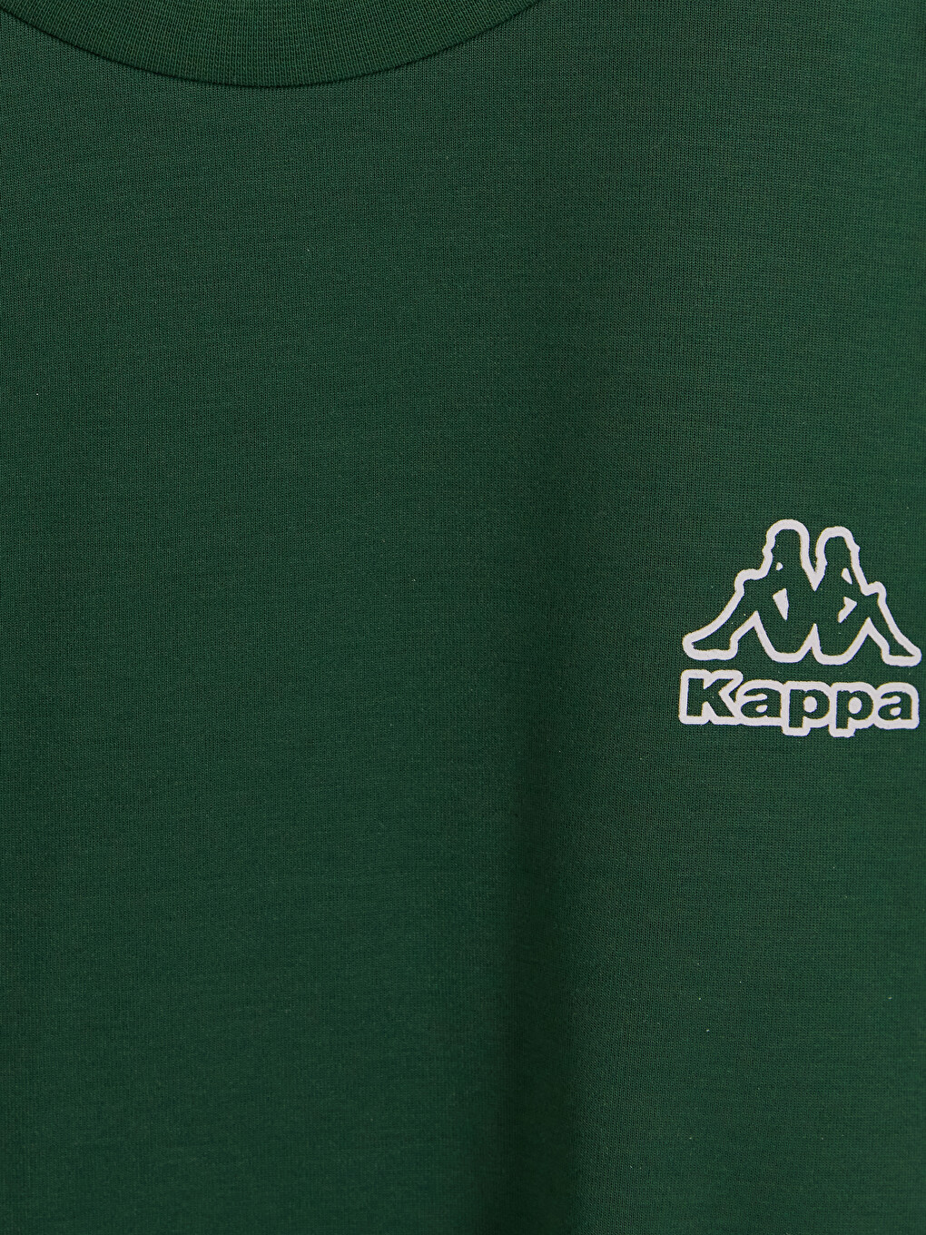 Yeşil Bisiklet Yaka Baskılı Erkek Sweatshirt-2