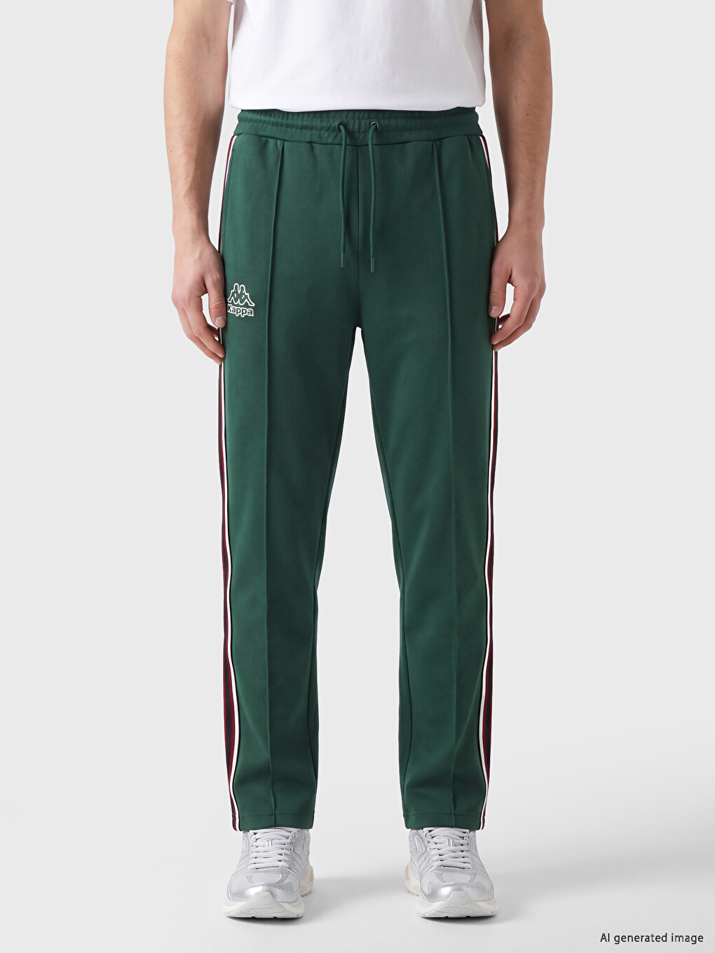 Yeşil Regular Fit Erkek Eşofman Altı-1