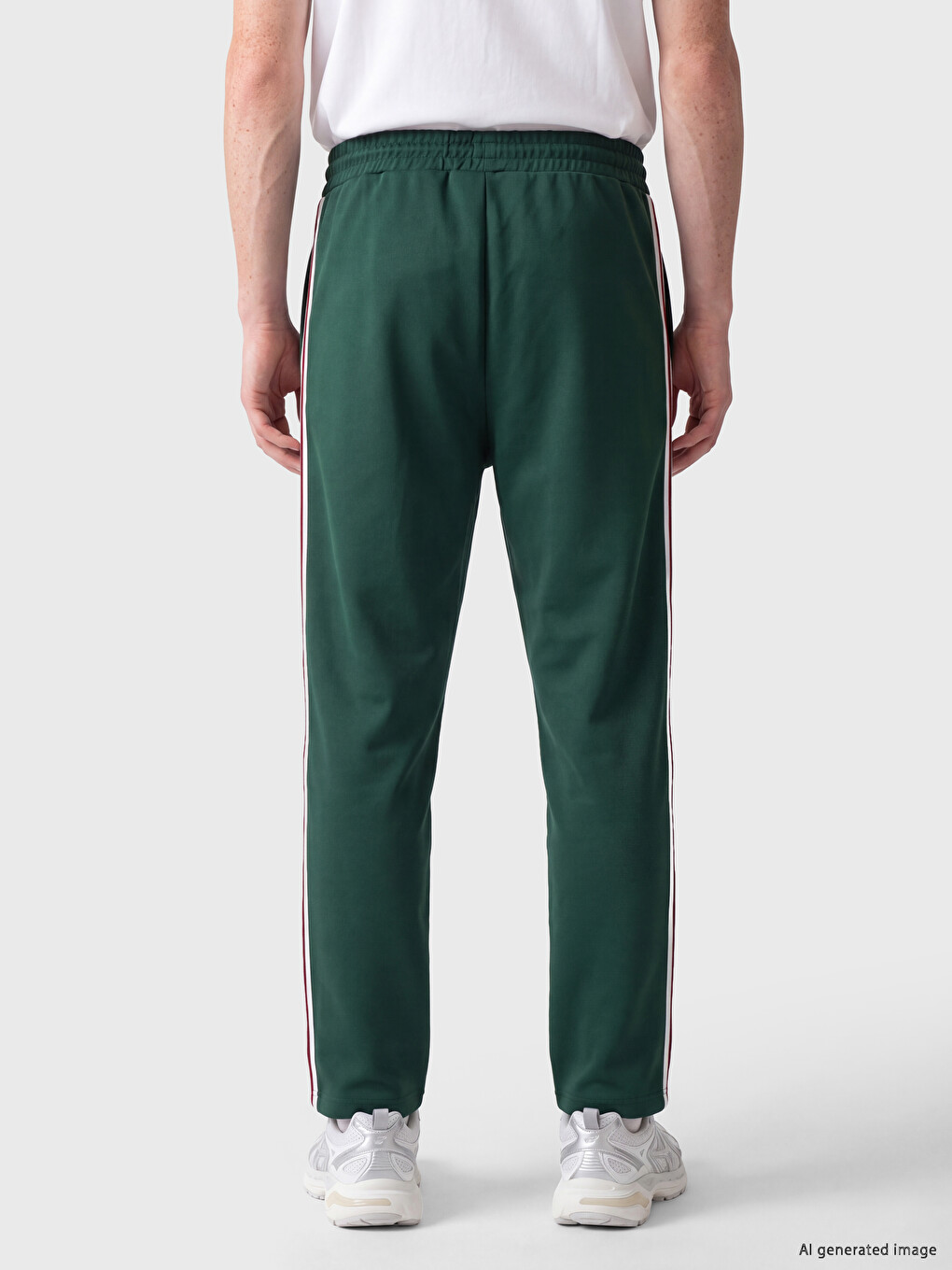 Yeşil Regular Fit Erkek Eşofman Altı-3