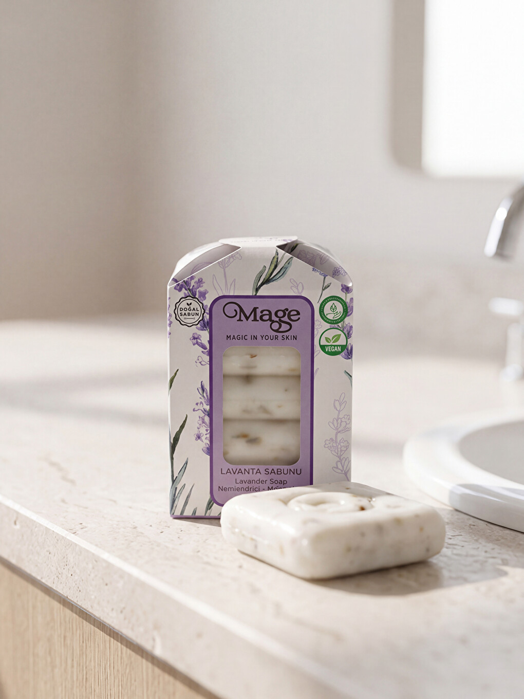 Lavender Scented Solid Soap 3-pack 288 G