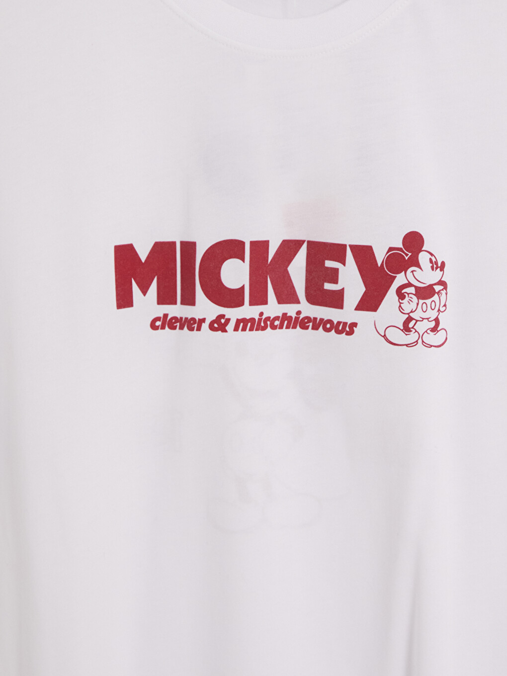 Bluzë Pambuku 100% Me Mickey Mouse Të Stampuar Për Gra-6