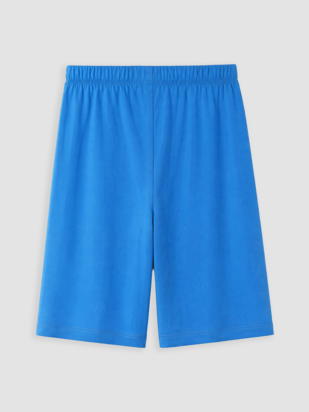 Lacivert Bisiklet Yaka Erkek Çocuk Şortlu Pijama Takımı-6