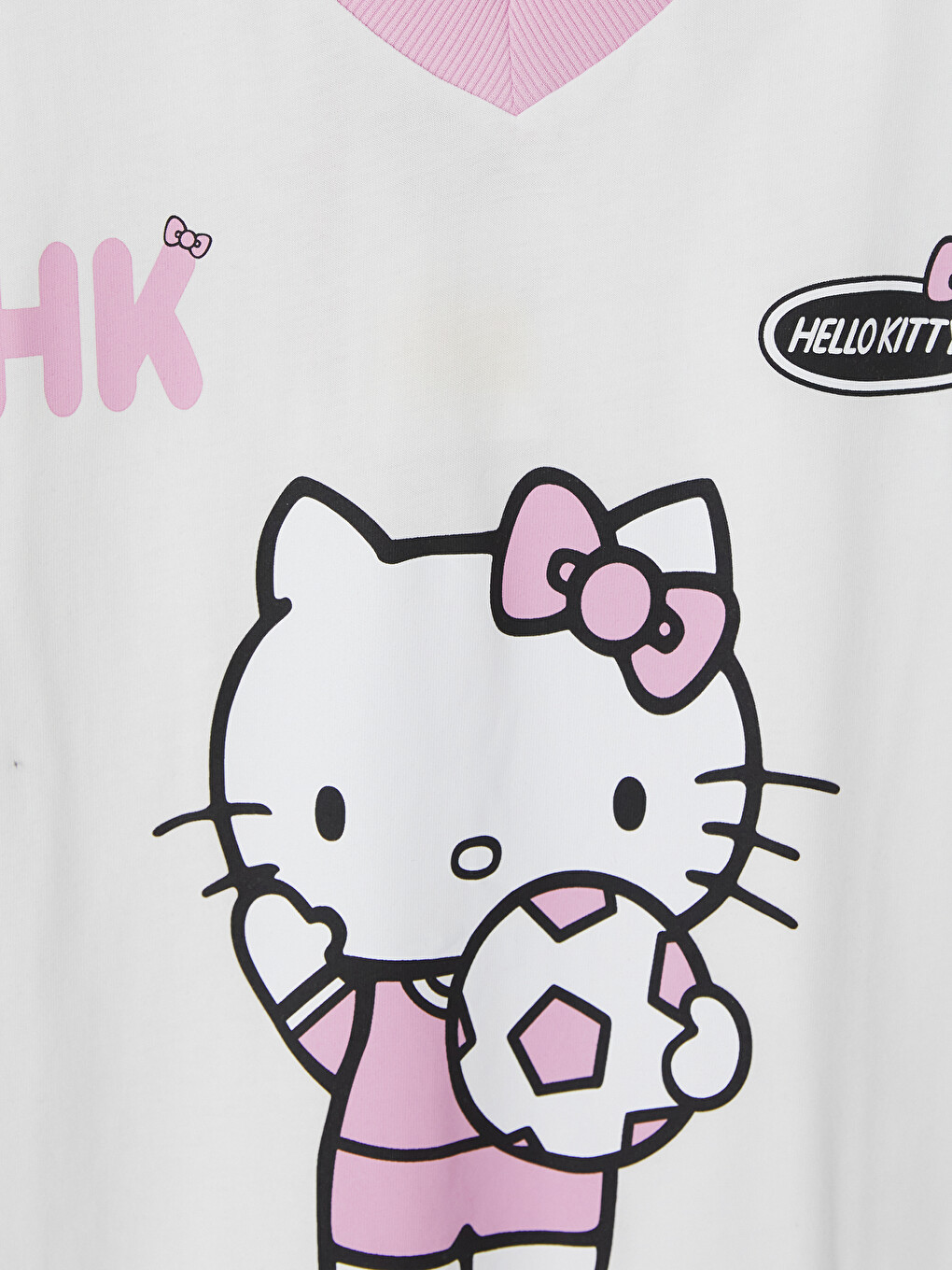Hello Kitty Printed %100 Cotton Women's T-shirt-1