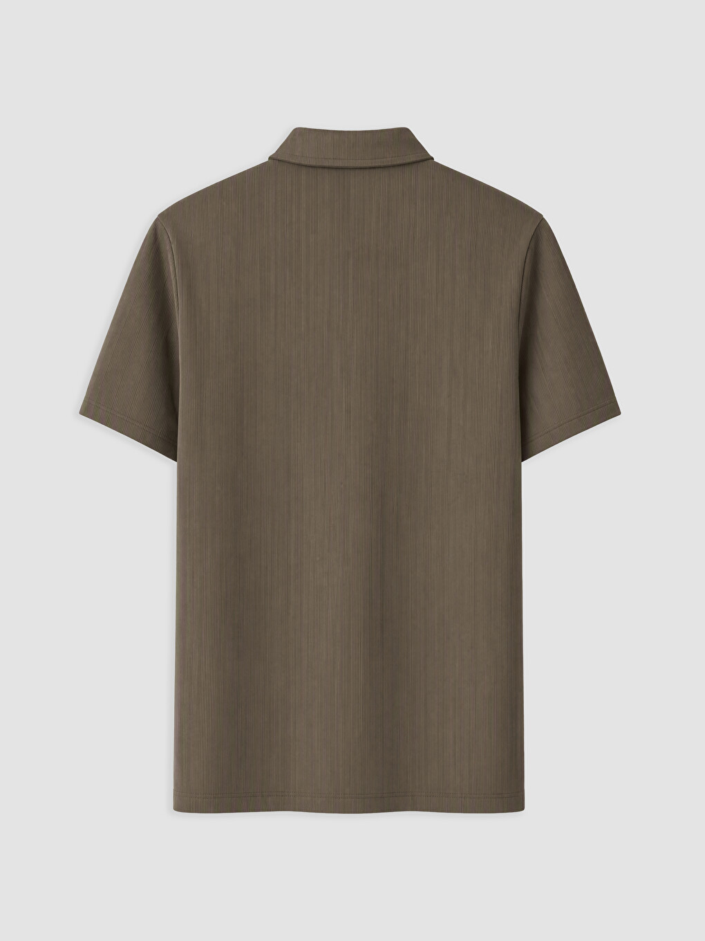 Polo Collar Striped Men's T-shirt-1