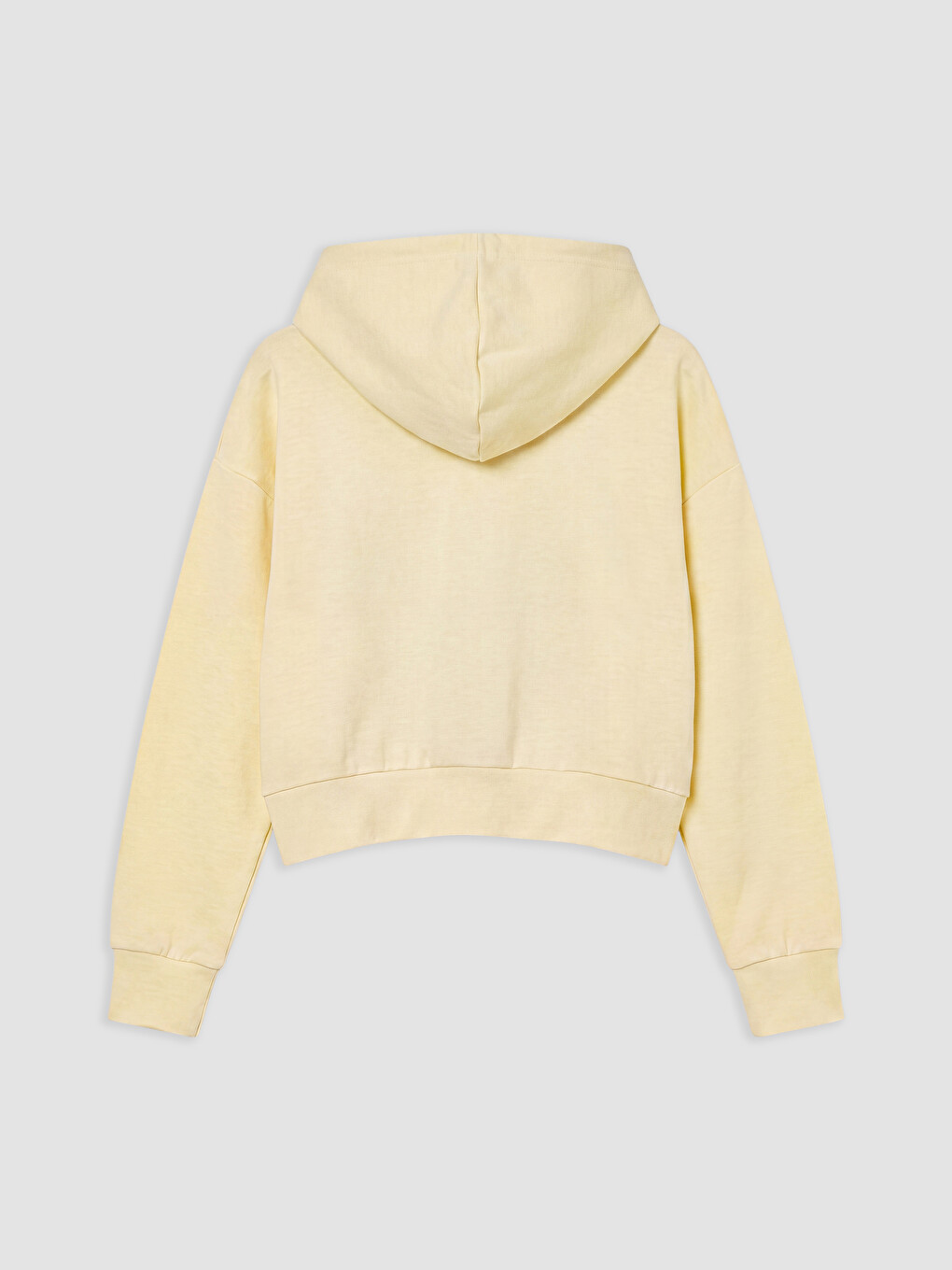 Sarı Stitch Baskılı Kız Çocuk Soft Touch Sweatshirt-1