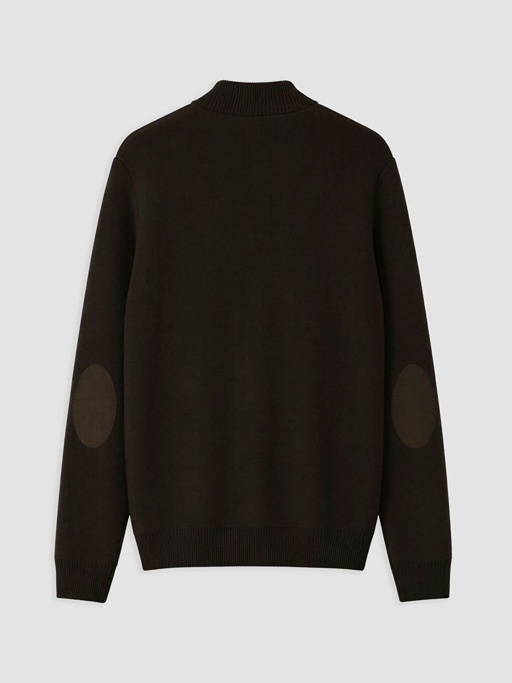 Regular Fit Mock Turtleneck Knitwear Cardigan-1