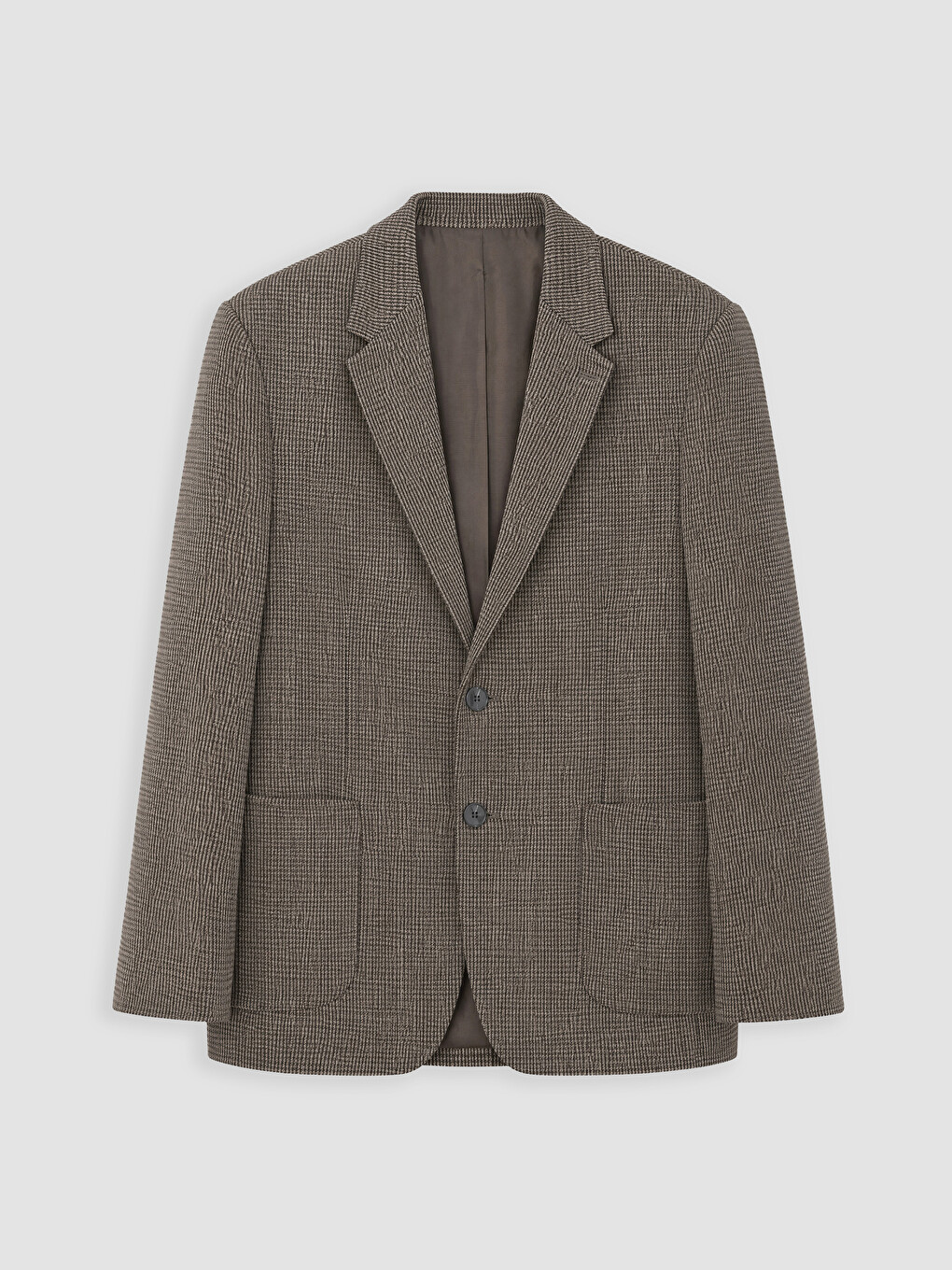 Kahverengi Regular Fit Erkek Blazer Ceket