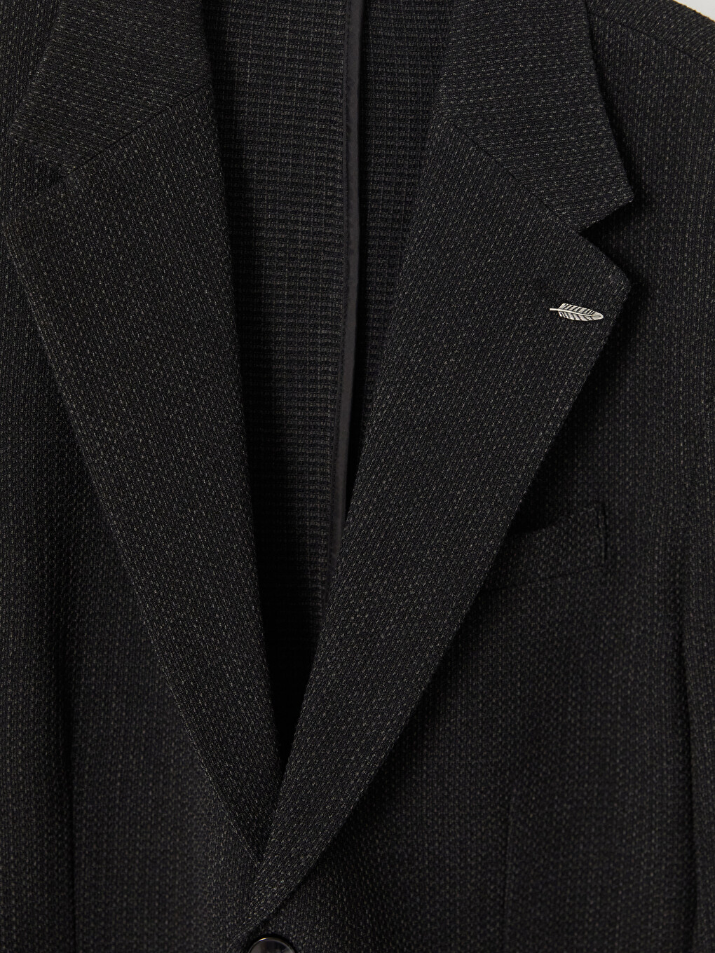 Siyah Regular Fit Erkek Blazer Ceket-2
