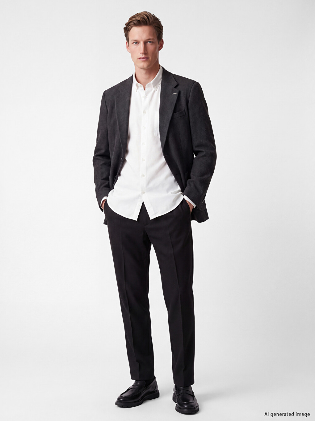 Regular Fit Men's Blazer Jacket-1