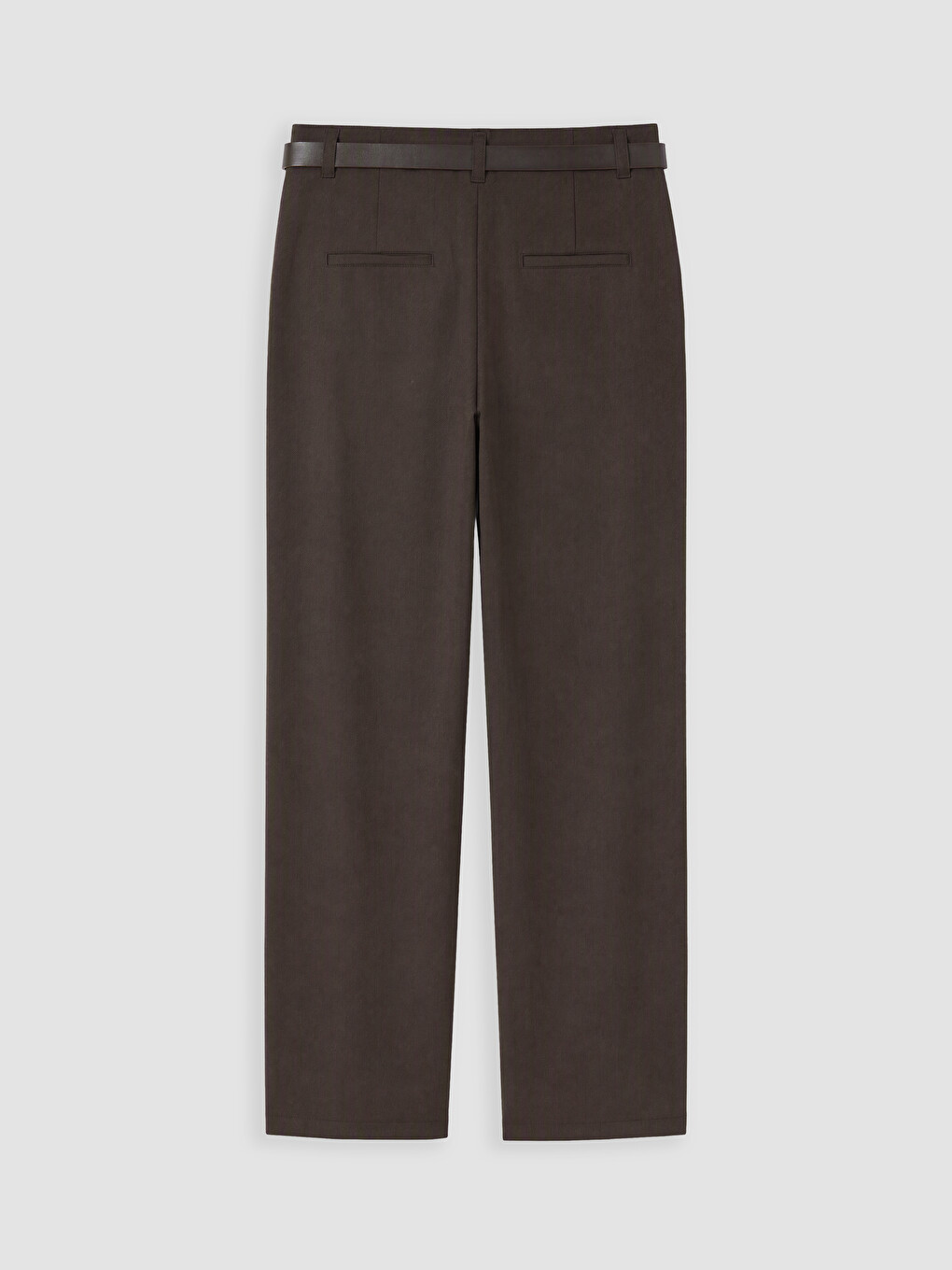 Waist Belted Wide Leg Women's Trousers-6