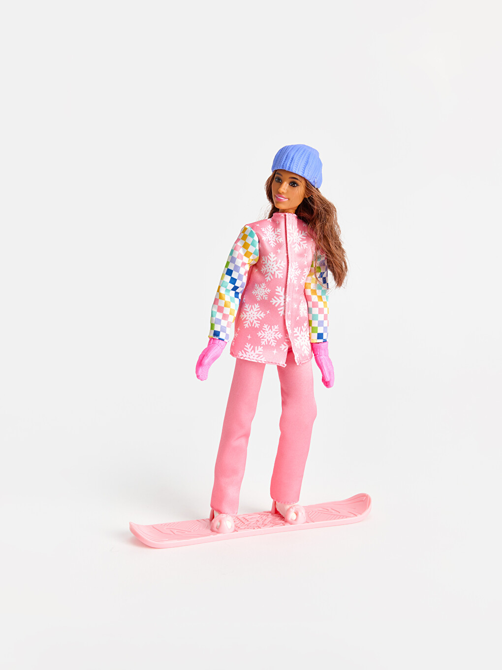 Snowboard Sporcusu Barbie Bebek-1
