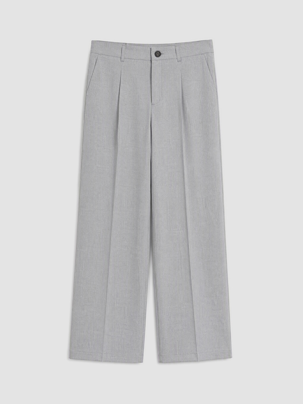 Wideleg Women's Fabric Trousers-4