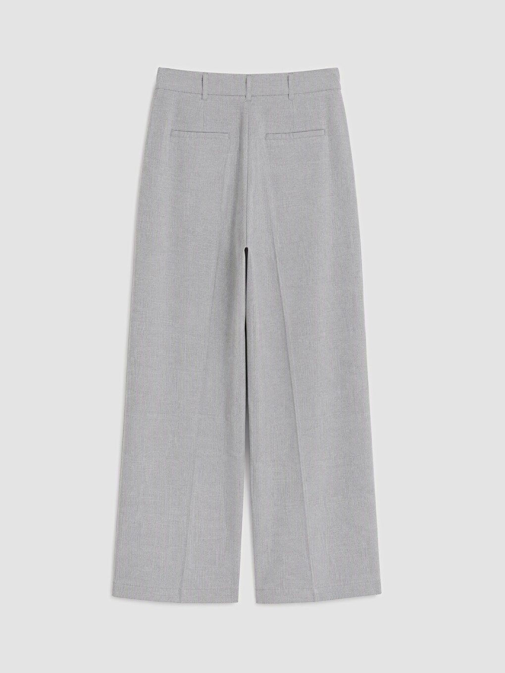Wideleg Women's Fabric Trousers-5