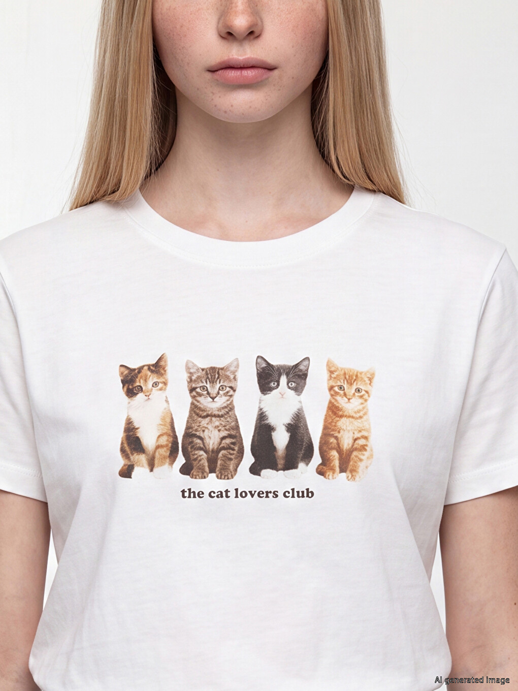Femër E Bardhe T-shirt-2