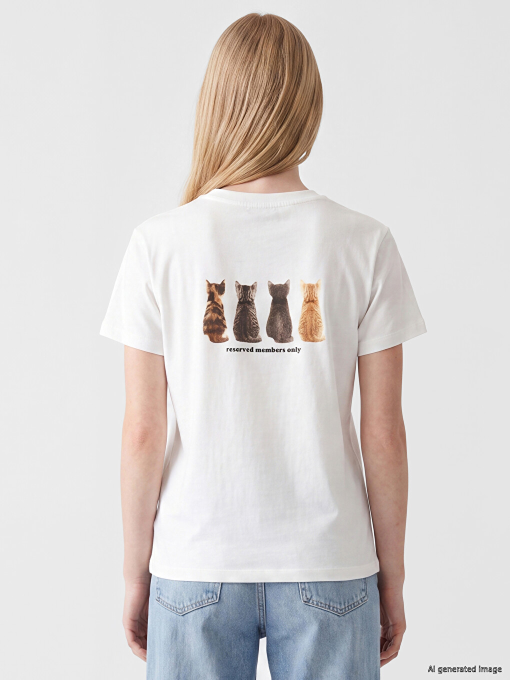 Femër E Bardhe T-shirt-3