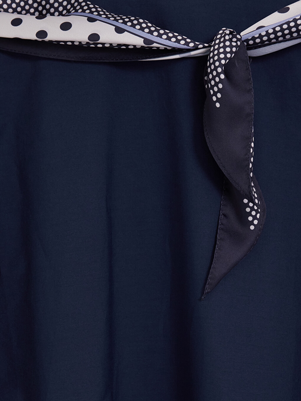 Scarf Detailed Flared Skirt-6