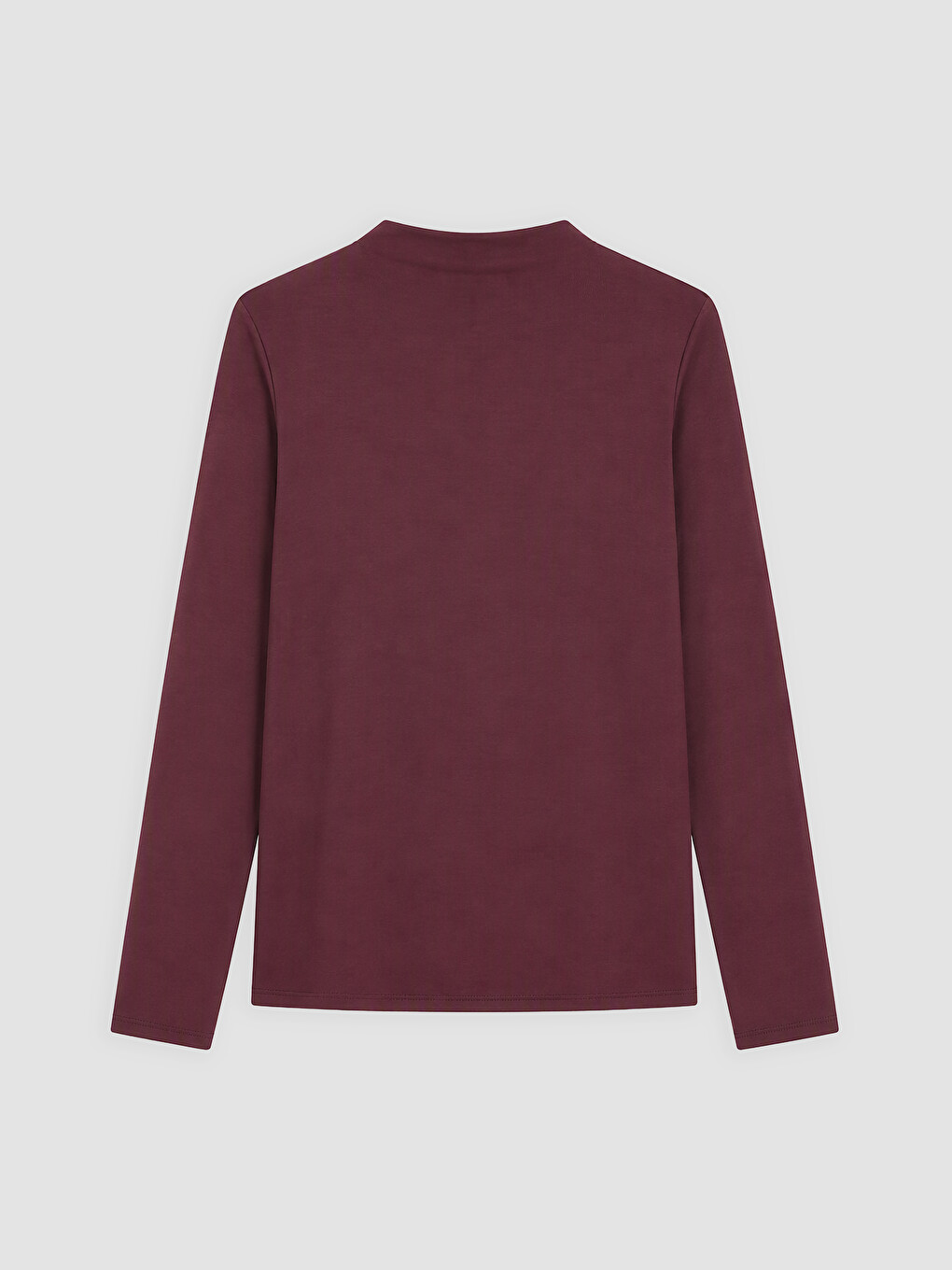 Mock Neck Ruched Blouse-1