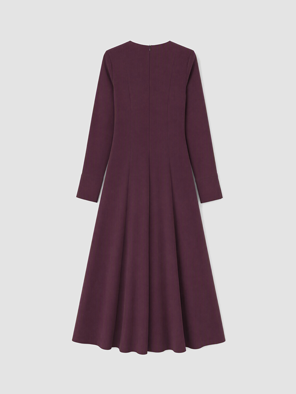 Crew Neck Fitted Waist Dress-6
