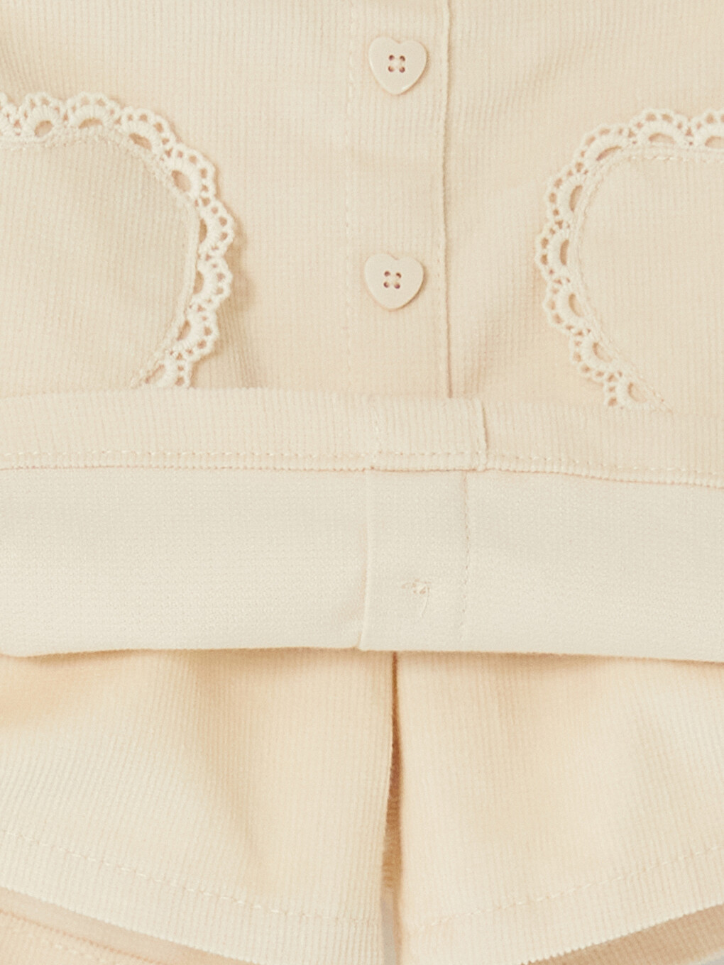 Girl Beige Skort-3