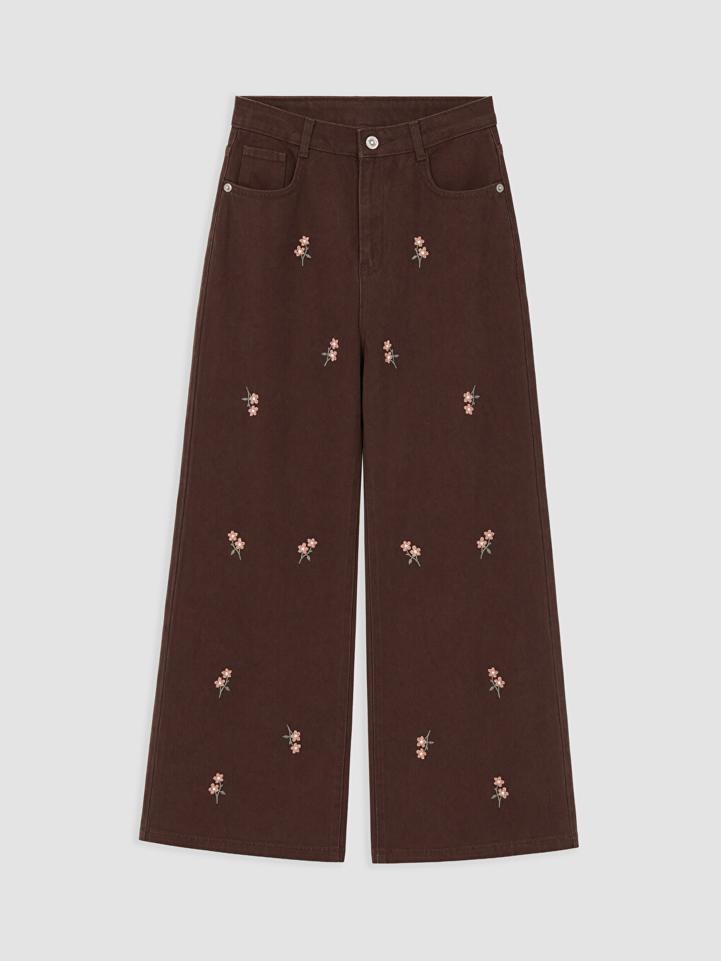 Girl Brown Trousers