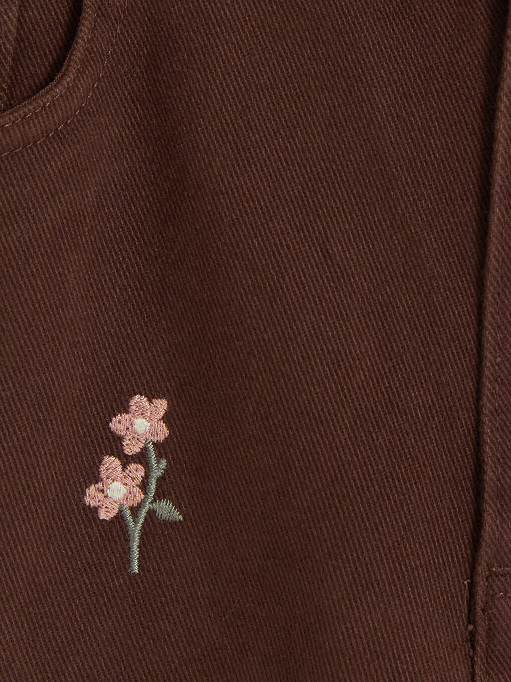 Girl Brown Trousers-2