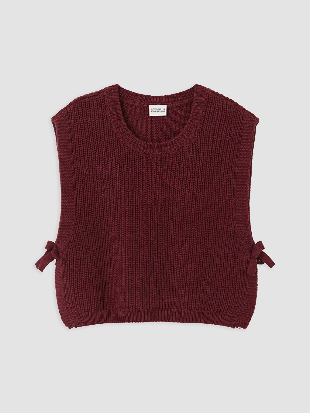 Plaid Girls' Shirt And Sweater-1
