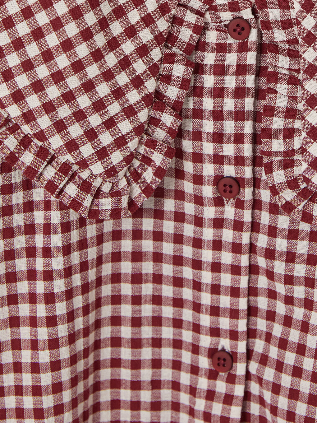 Plaid Girls' Shirt And Sweater-5