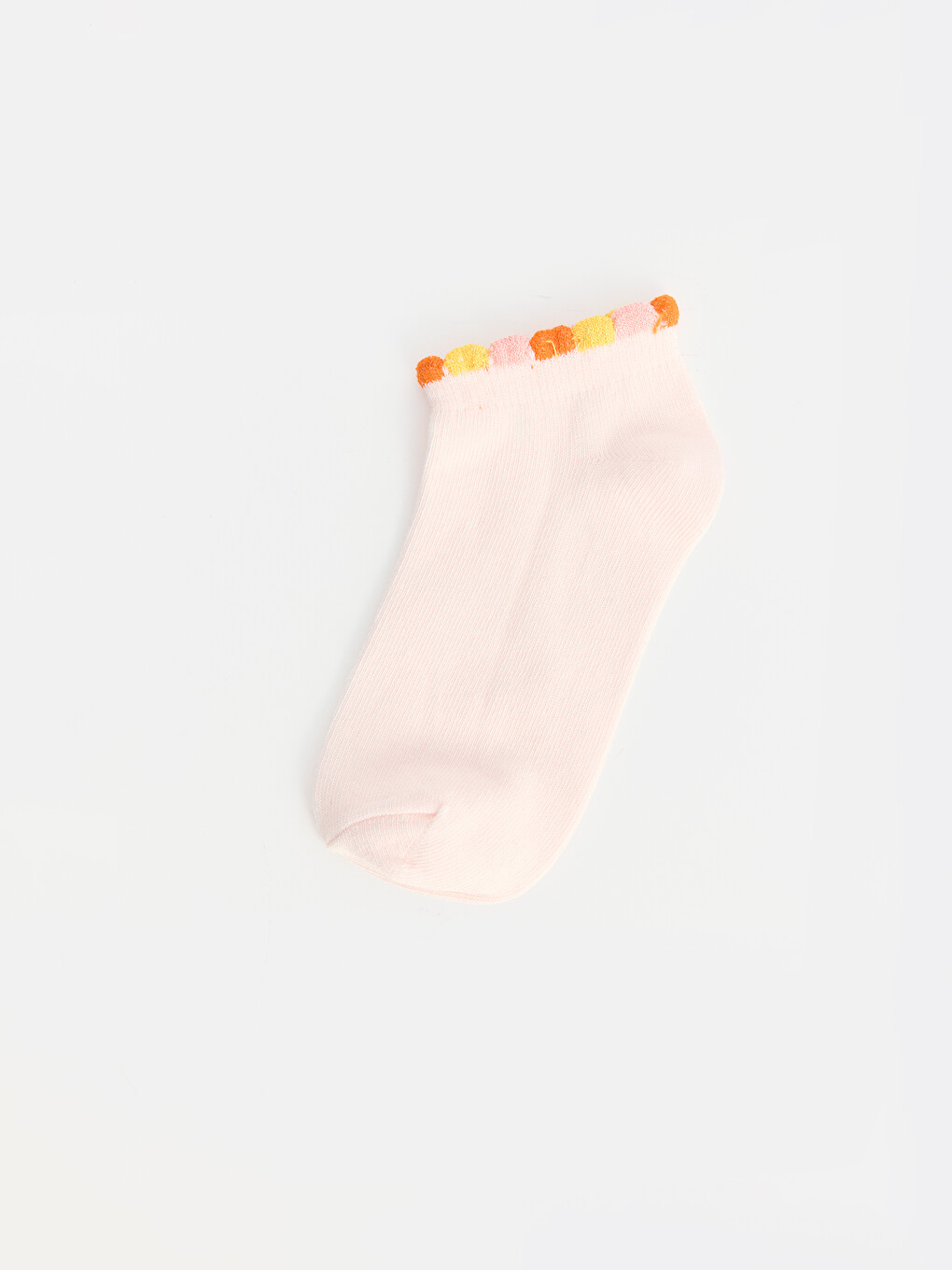 Girl Pink Trainer Socks-1