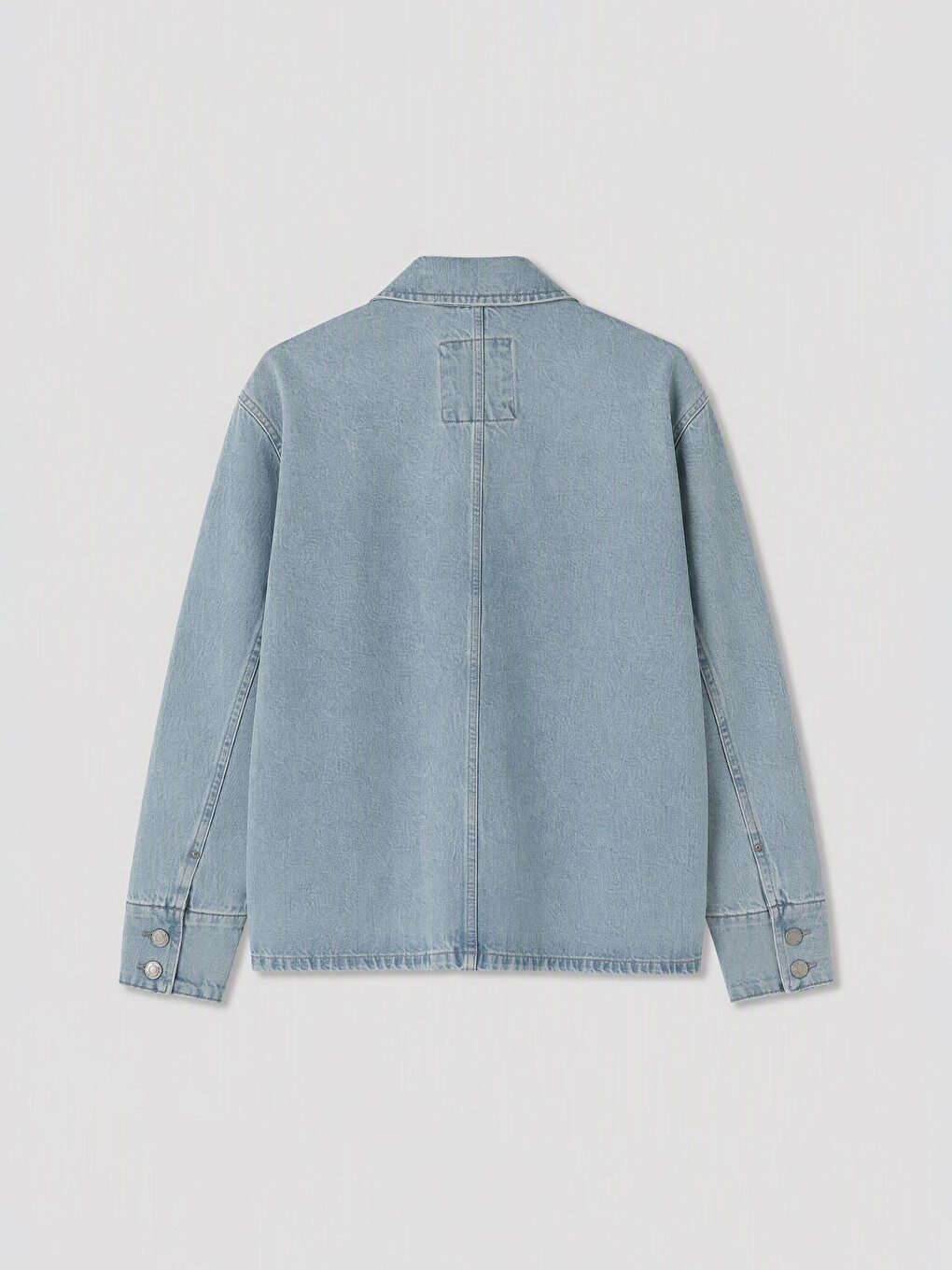 İndigo Loose Fit Erkek Jean Ceket-5
