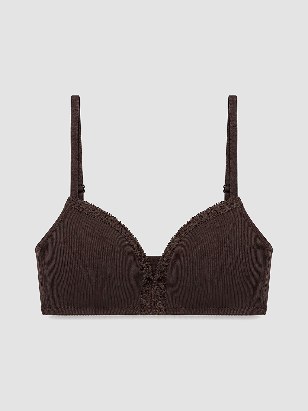 Non-wired Non-padded Triangle Bra