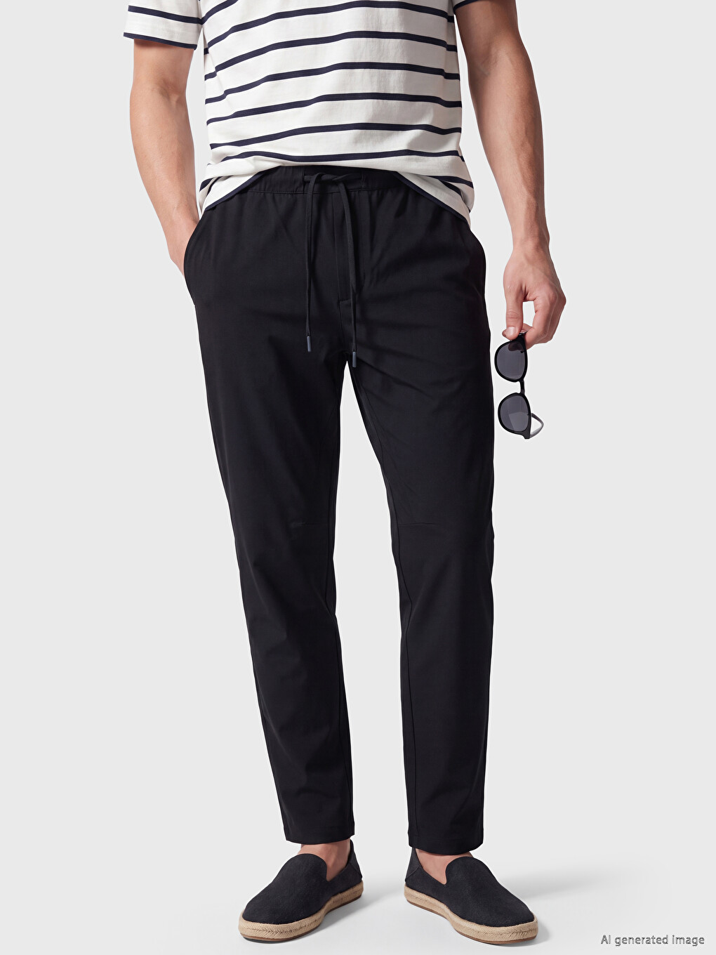 Slim Fit Gabardine Men's Trousers