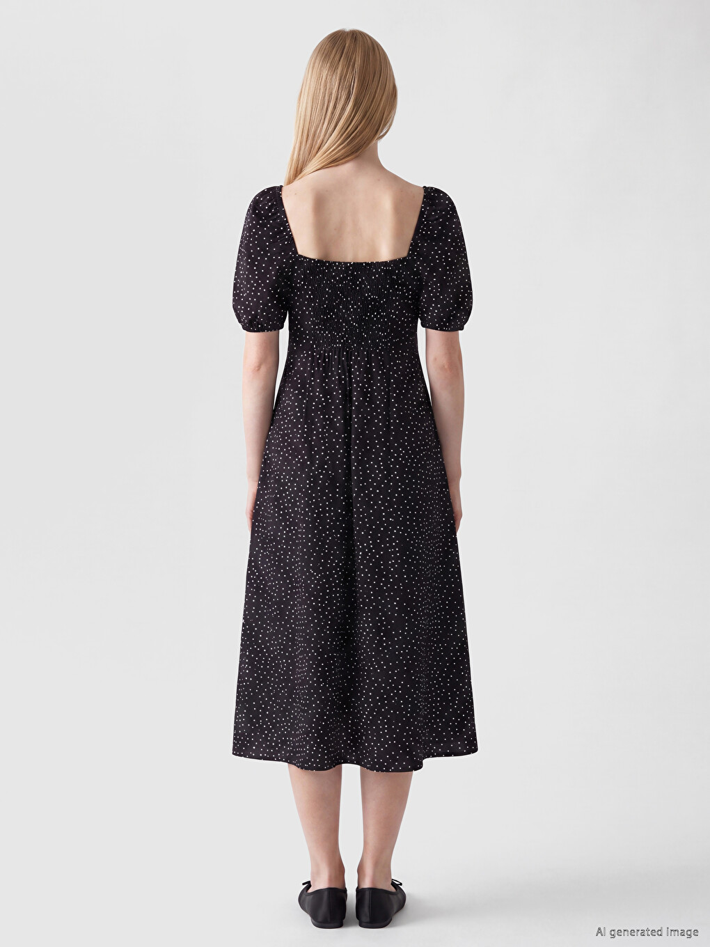 Frau Schwarz Kleid-3