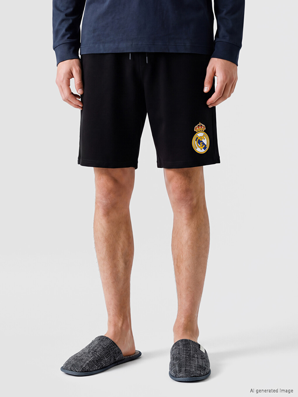 Real Madrid Printed Men's Shorts-1