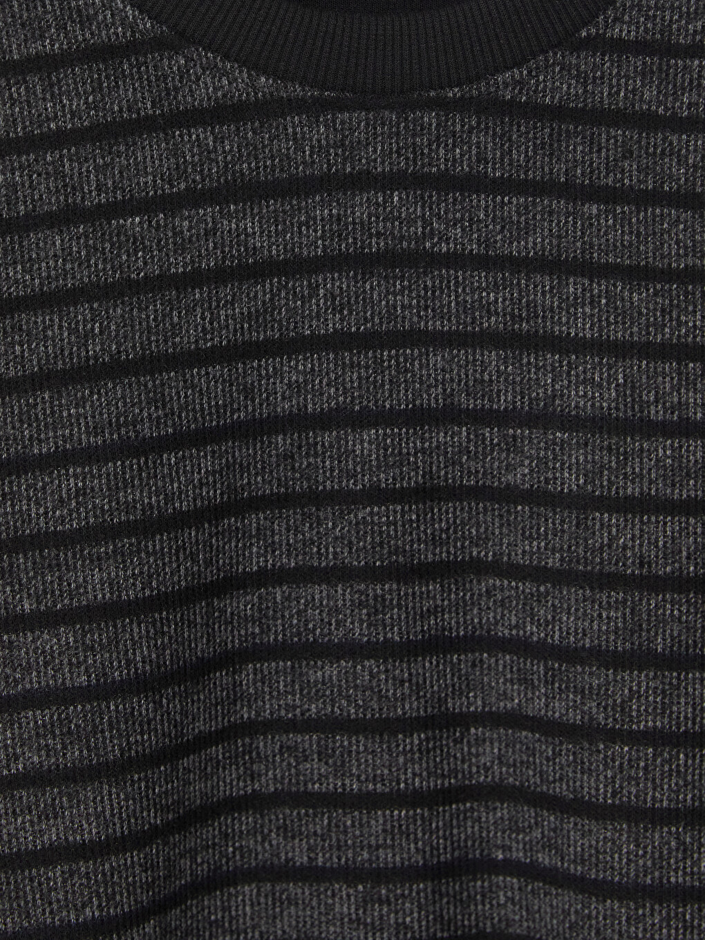 Crew Neck Striped Men's Sweatshirt-2