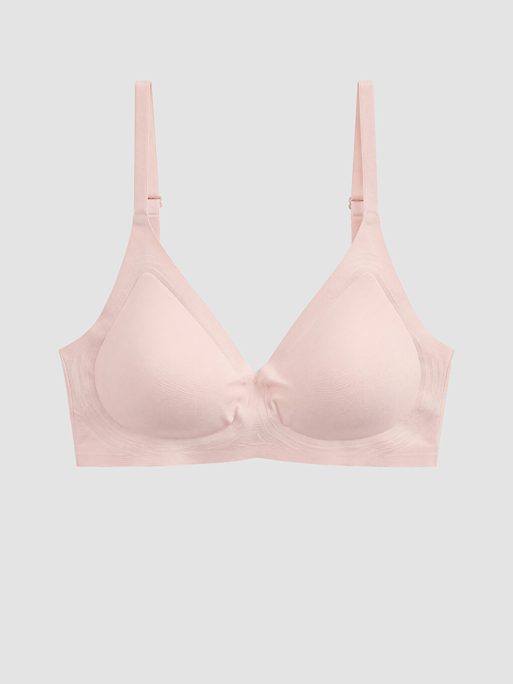 Pembe Çıkarılabilir Pedli Soft Touch Üçgen Sütyen