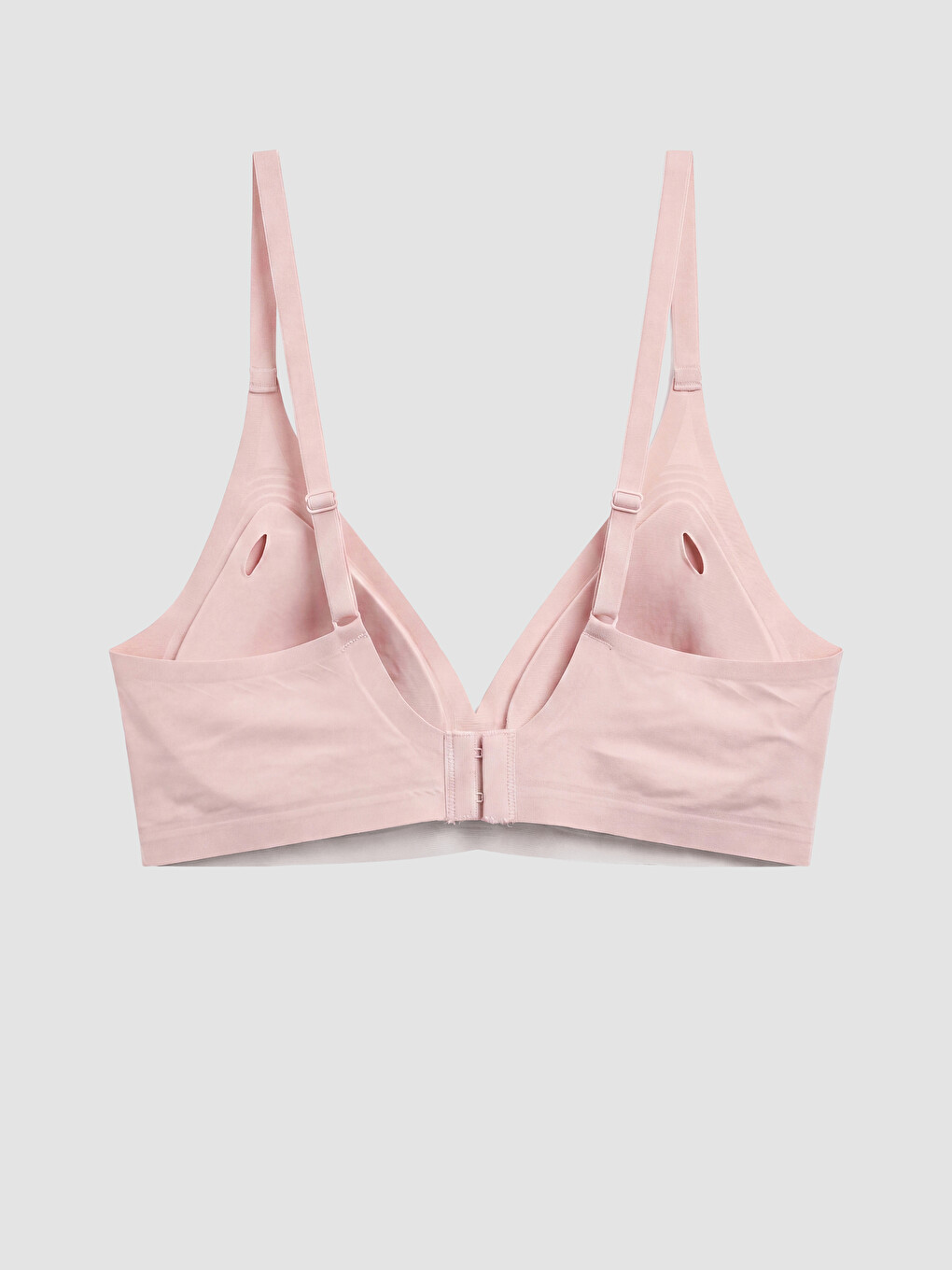 Pembe Çıkarılabilir Pedli Soft Touch Üçgen Sütyen-1
