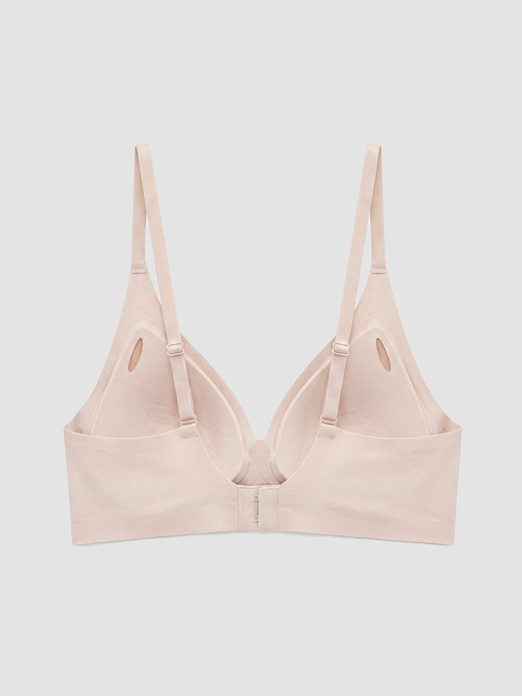 Pembe Çıkarılabilir Pedli Soft Touch Üçgen Sütyen-1
