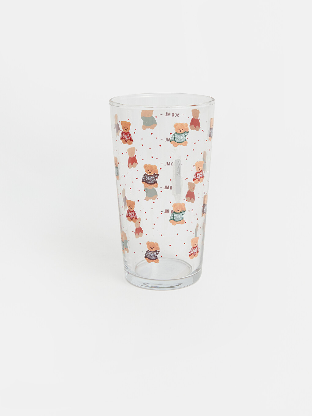 Teddy Bear چاپکراو شووشەی ئاو کەلوپەلی شووشەیی 550 Ml-2