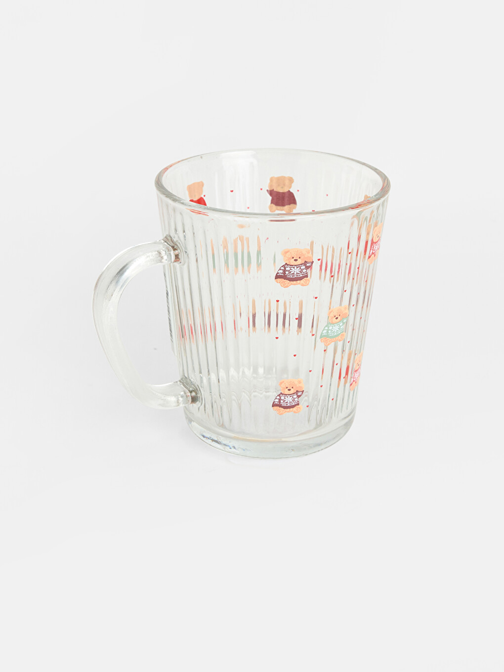 Bear Teddy Printed Glass Mug-2