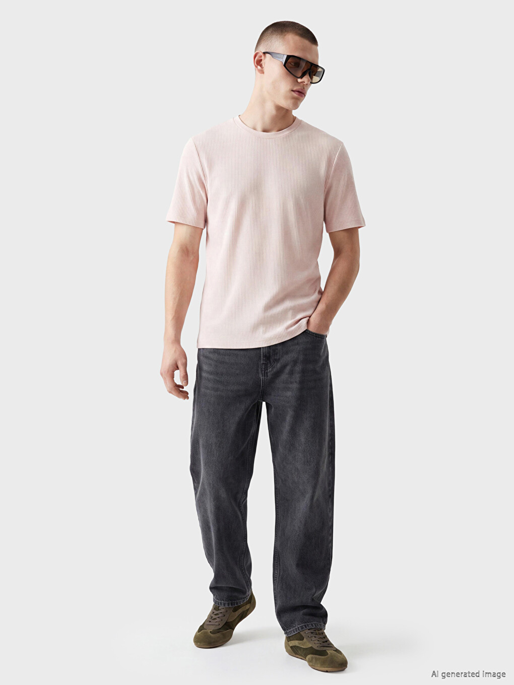 Crew Neck Men's T-shirt-1
